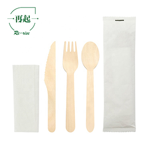 160mm Wooden Cutlery with Flat Handle